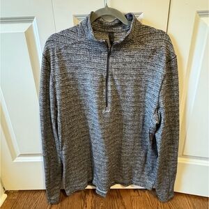 Lululemon Men's Gray Quarter Zip Pullover Size Large